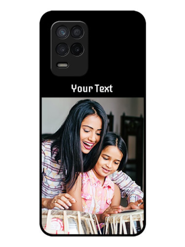 Custom Realme 8 5G Photo with Name on Glass Phone Case