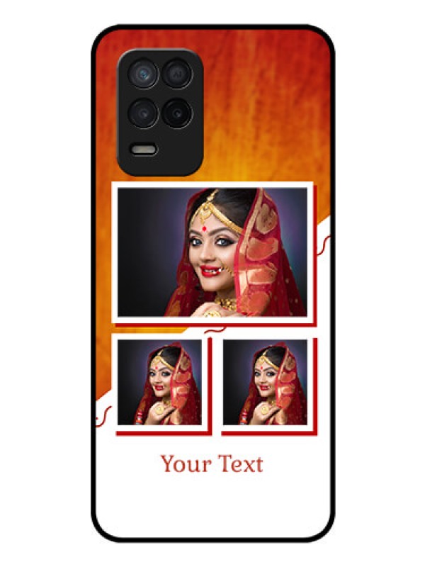Custom Realme 9 5G Custom Glass Phone Case - Wedding Memories Design
