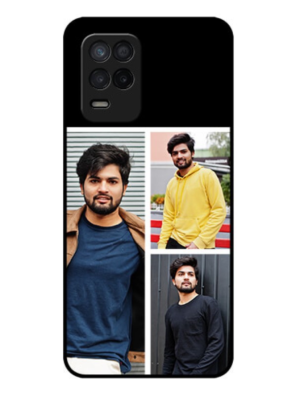 Custom Realme 9 5G Photo Printing on Glass Case - Upload Multiple Picture Design