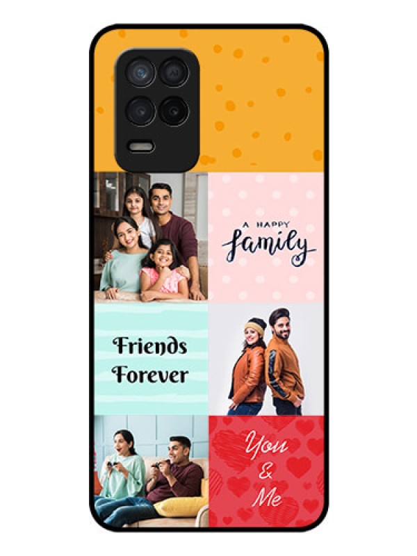 Custom Realme 9 5G Personalized Glass Phone Case - Images with Quotes Design