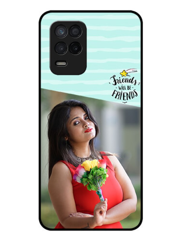 Custom Realme 9 5G Custom Glass Phone Case - Friends Picture Icon Design