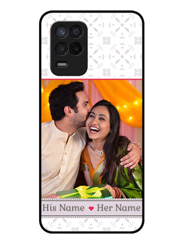 Custom Realme 9 5G Custom Glass Mobile Case - with Photo and Ethnic Design