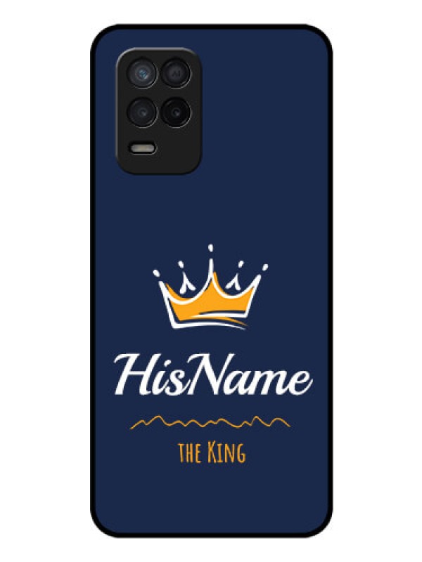 Custom Realme 9 5G Glass Phone Case King with Name