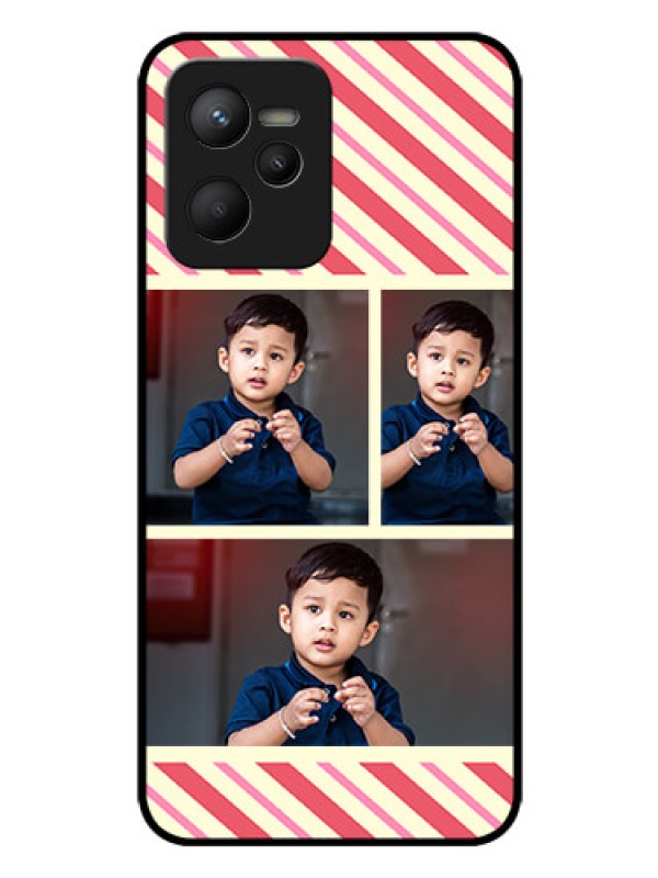 Custom Realme C35 Personalized Glass Phone Case - Picture Upload Mobile Case Design