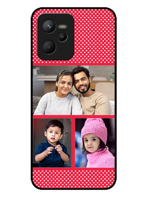 Custom Realme C35 Personalized Glass Phone Case - Bulk Pic Upload Design