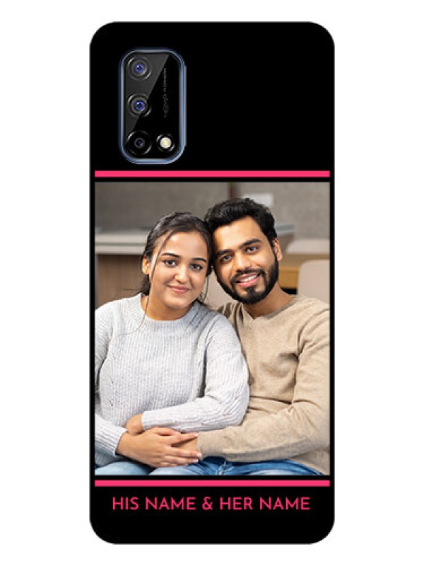 Custom Realme Narzo 30 Pro 5G Custom Glass Mobile Case - with Add Text Design