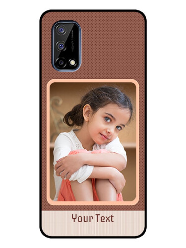 Custom Realme Narzo 30 Pro 5G Custom Glass Phone Case - Simple Pic Upload Design