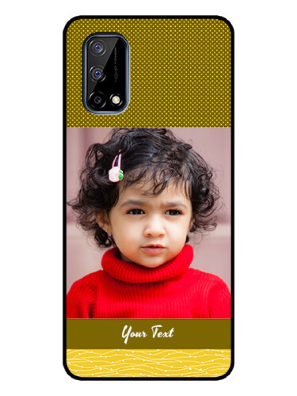 Custom Realme Narzo 30 Pro 5G Custom Glass Phone Case - Simple Green Color Design