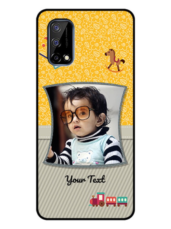 Custom Realme Narzo 30 Pro 5G Personalized Glass Phone Case - Baby Picture Upload Design
