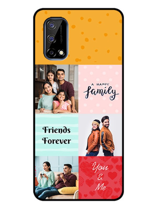 Custom Realme Narzo 30 Pro 5G Personalized Glass Phone Case - Images with Quotes Design