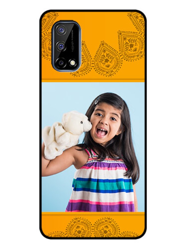 Custom Realme Narzo 30 Pro 5G Personalized Glass Phone Case - Photo Wedding Design 