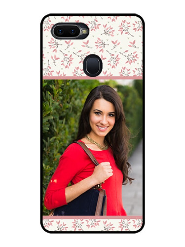 Custom Realme U1 Custom Glass Phone Case  - Premium Floral Design