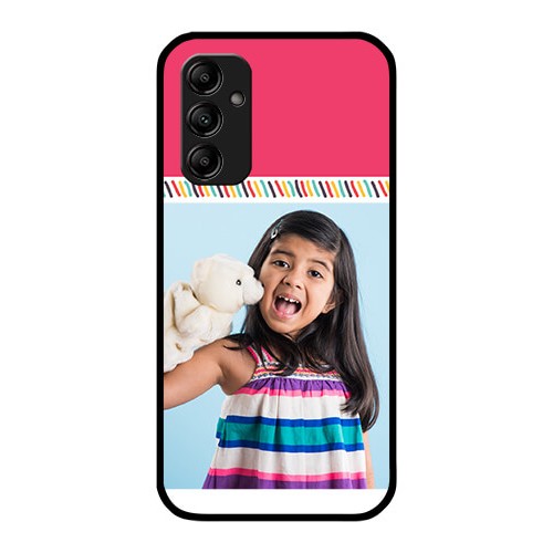 Buy Galaxy A14 5G Personalized Glass Phone Case Line art design