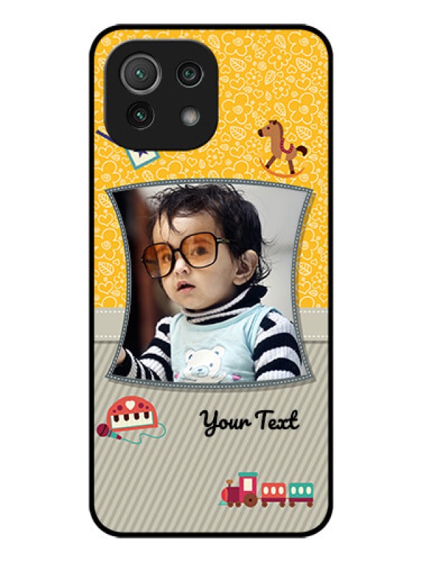 Custom Mi 11 Lite NE 5G Personalized Glass Phone Case  - Baby Picture Upload Design