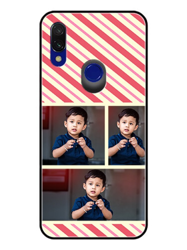 Custom Redmi 7 Personalized Glass Phone Case  - Picture Upload Mobile Case Design