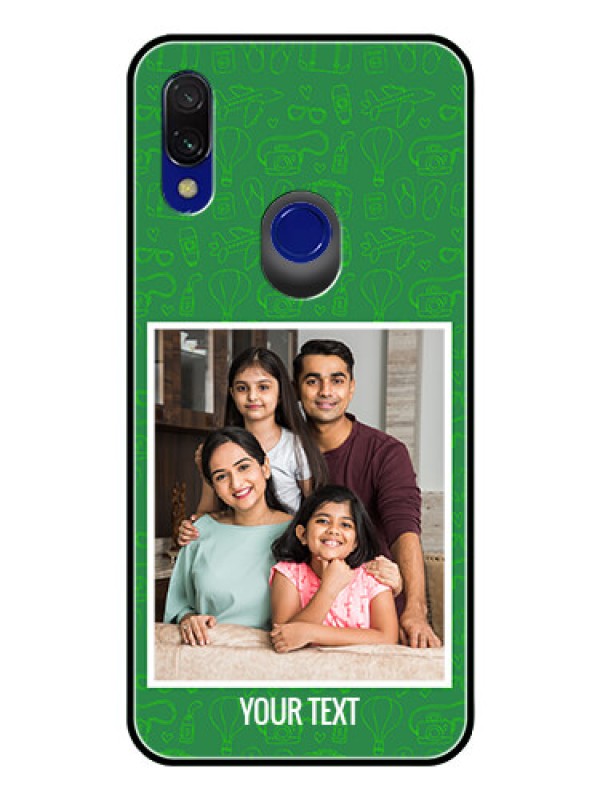 Custom Redmi 7 Personalized Glass Phone Case  - Picture Upload Design