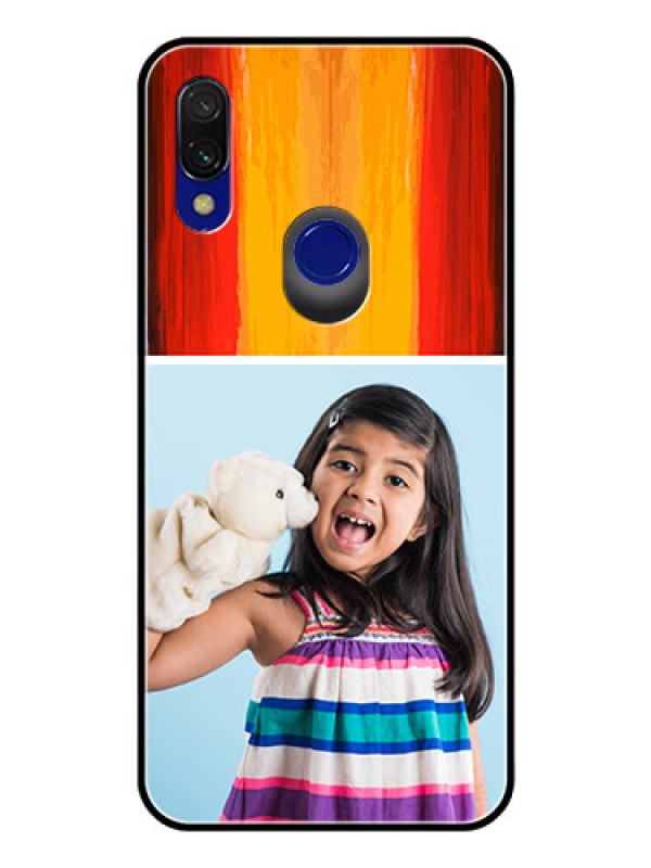 Custom Redmi 7 Personalized Glass Phone Case  - Multi Color Design