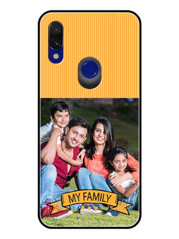 Custom Redmi 7 Custom Glass Phone Case  - My Family Design