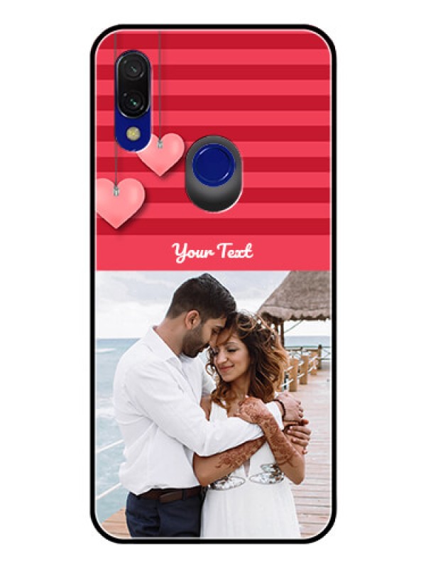 Custom Redmi 7 Custom Glass Phone Case  - Valentines Day Design