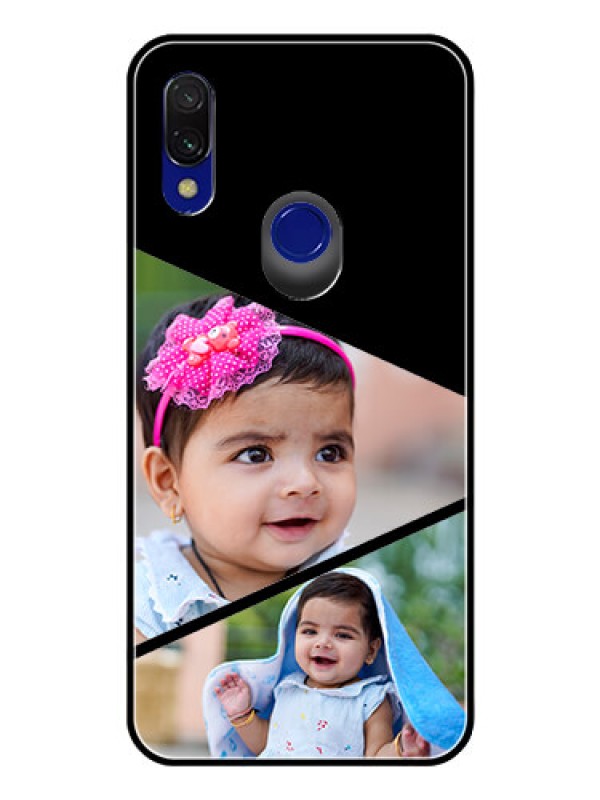 Custom Redmi 7 Custom Glass Phone Case  - Semi Cut Design