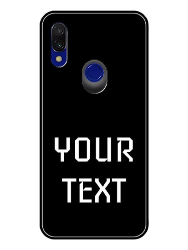 Custom Redmi 7 Your Name on Glass Phone Case