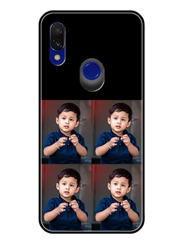 Custom Redmi 7 4 Image Holder on Glass Mobile Cover