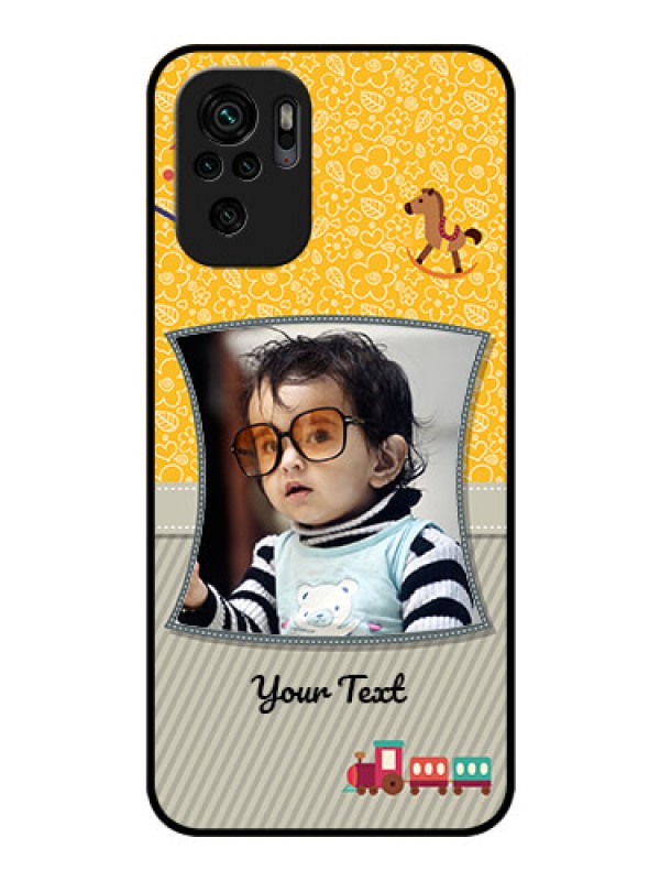Custom Redmi Note 10 Personalized Glass Phone Case - Baby Picture Upload Design