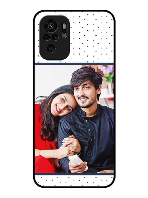 Custom Redmi Note 10 Personalized Glass Phone Case - Premium Dot Design