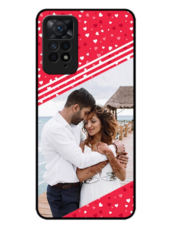 Custom Redmi Note 11 Pro Plus 5G Custom Glass Mobile Case - Valentines Gift Design
