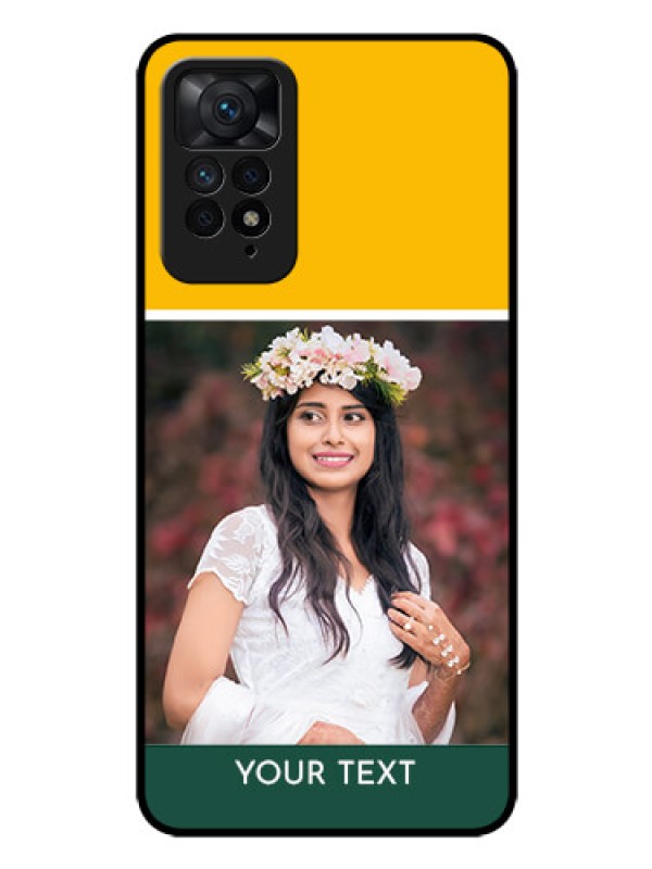 Custom Redmi Note 11 Pro Plus 5G Photo Printing on Glass Case - Love You Design