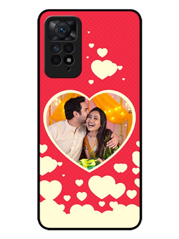Custom Redmi Note 11 Pro Plus 5G Custom Glass Mobile Case - Love Symbols Phone Cover Design