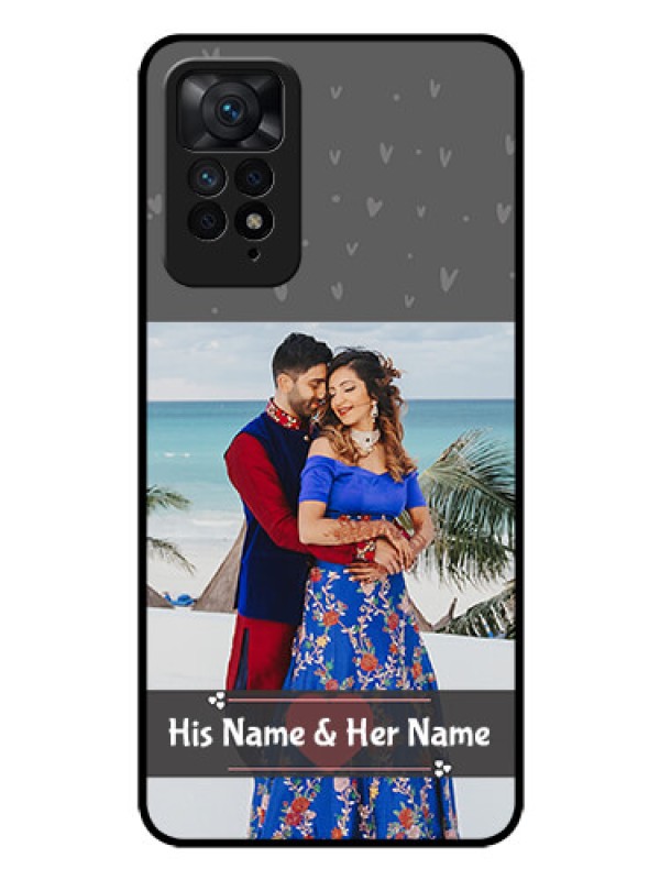 Custom Redmi Note 11 Pro Plus 5G Custom Glass Mobile Case - Buy Love Design with Photo Online