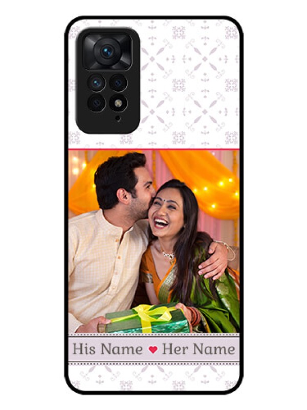 Custom Redmi Note 11 Pro Plus 5G Custom Glass Mobile Case - with Photo and Ethnic Design
