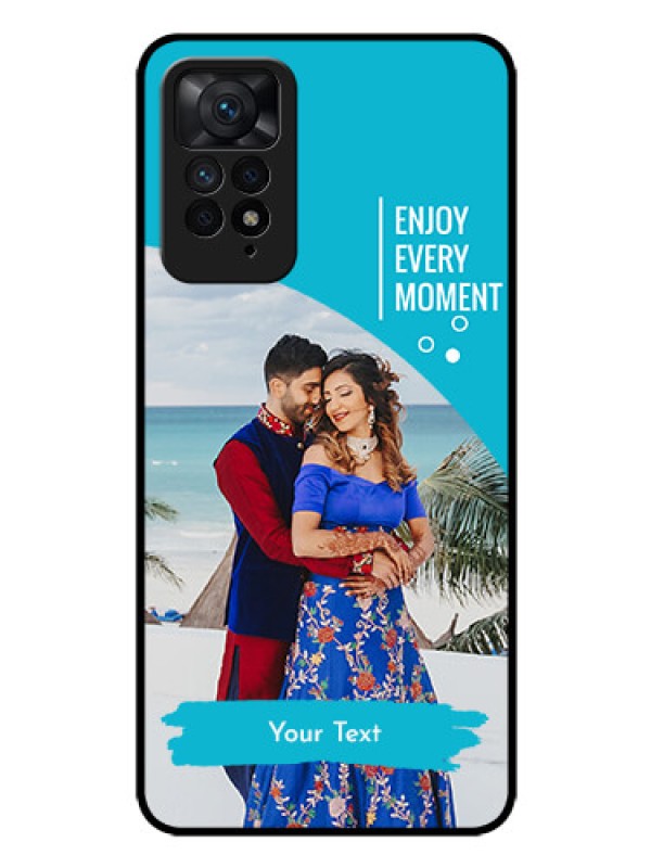 Custom Redmi Note 11 Pro Plus 5G Custom Glass Mobile Case - Happy Moment Design
