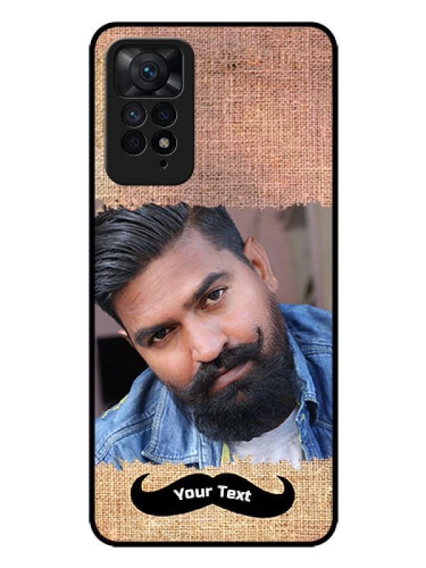 Custom Redmi Note 11 Pro Plus 5G Personalized Glass Phone Case - with Texture Design