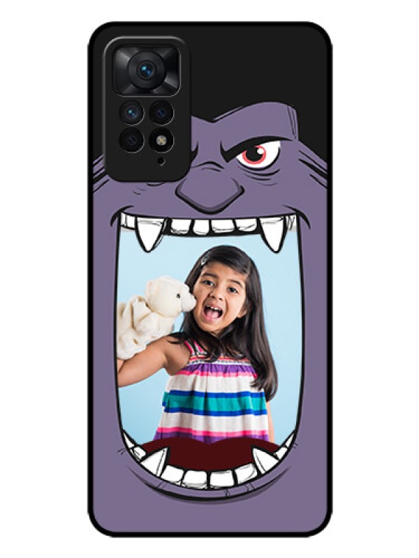 Custom Redmi Note 11 Pro Plus 5G Custom Glass Phone Case - Angry Monster Design