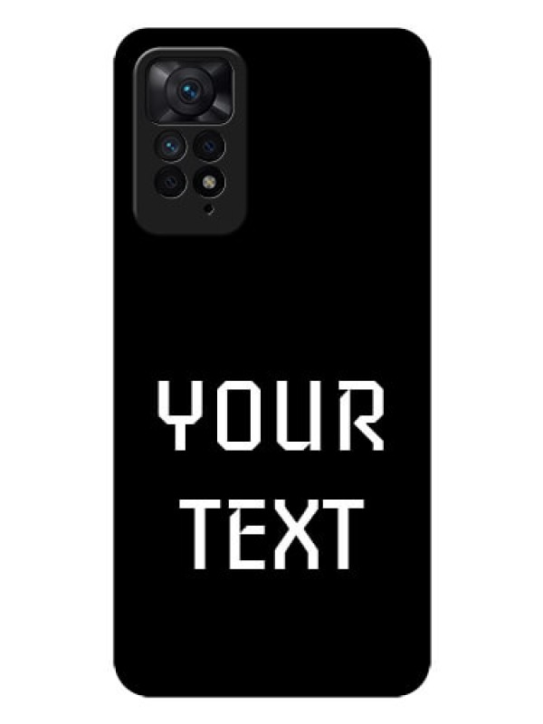 Custom Redmi Note 11 Pro Plus 5G Your Name on Glass Phone Case