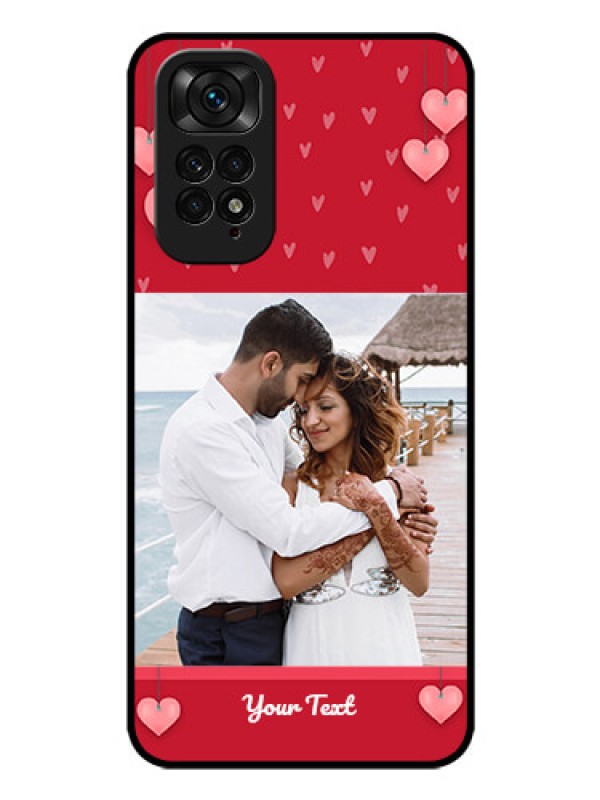 Custom Redmi Note 11s Custom Glass Phone Case - Valentines Day Design