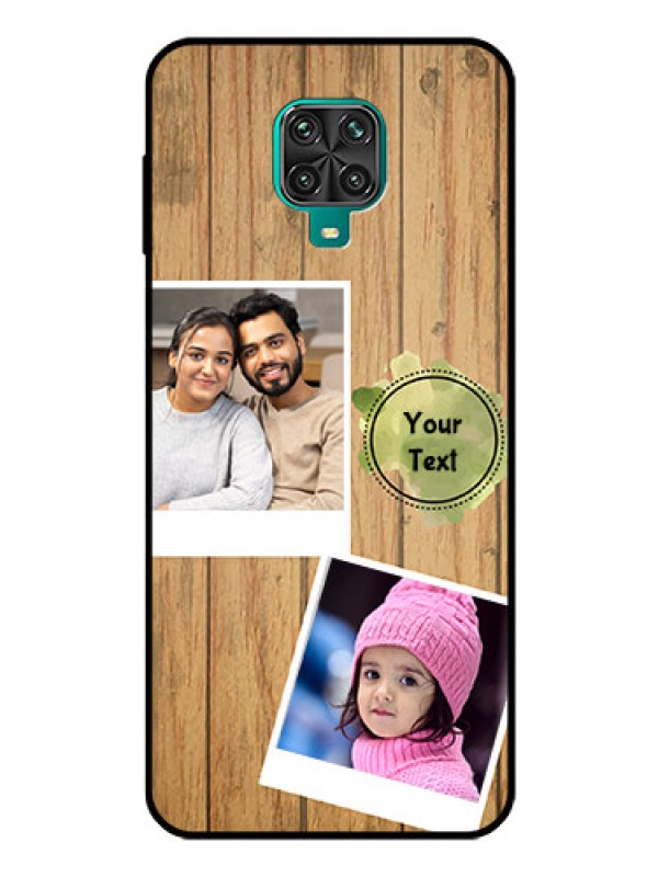 Custom Redmi Note 9 Pro Max Custom Glass Phone Case  - Wooden Texture Design