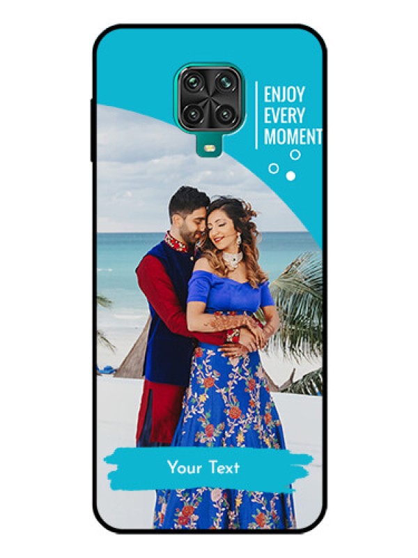 Custom Redmi Note 9 Pro Max Custom Glass Mobile Case  - Happy Moment Design