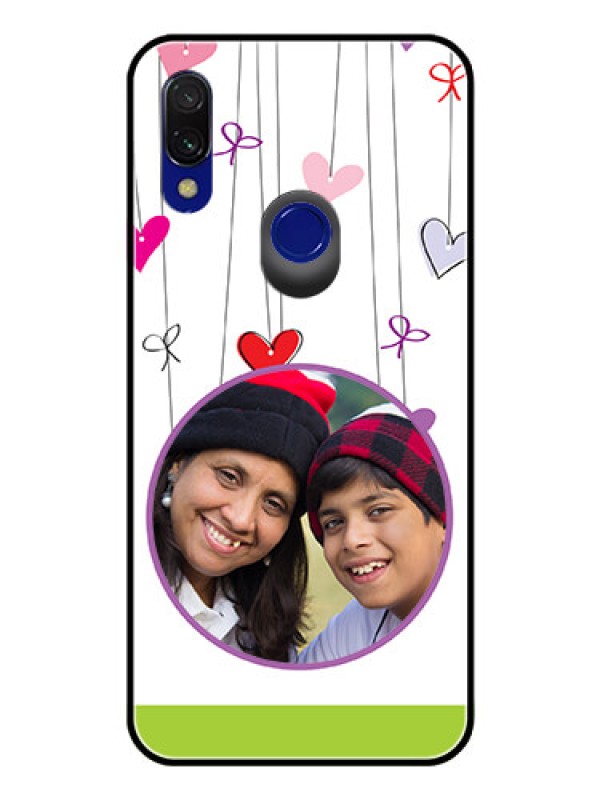 Custom Redmi Y3 Photo Printing on Glass Case  - Cute Kids Phone Case Design