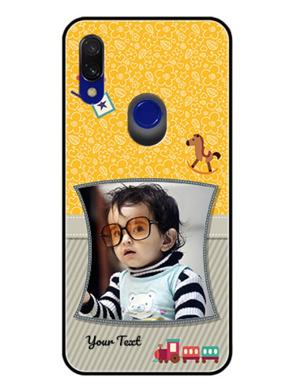 Custom Redmi Y3 Personalized Glass Phone Case  - Baby Picture Upload Design