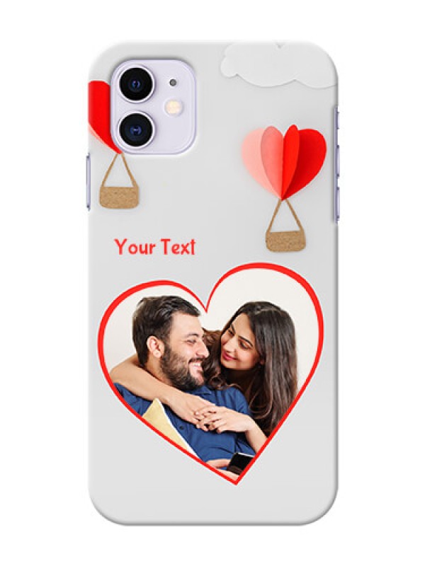 Custom Iphone 11 Phone Covers: Parachute Love Design