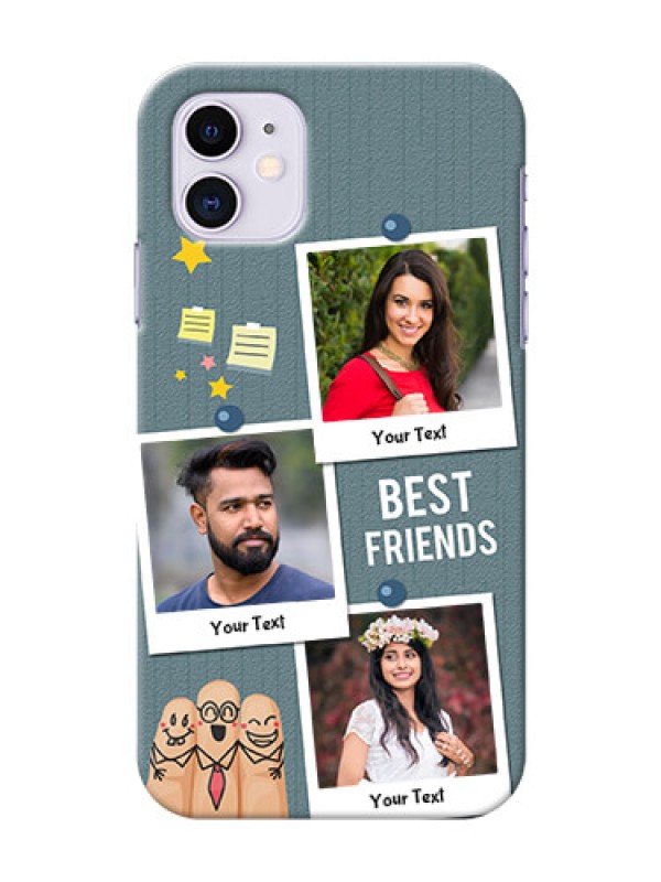 Custom Iphone 11 Mobile Cases: Sticky Frames and Friendship Design