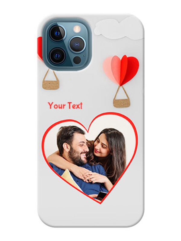 Custom iPhone 12 Pro Max Phone Covers: Parachute Love Design