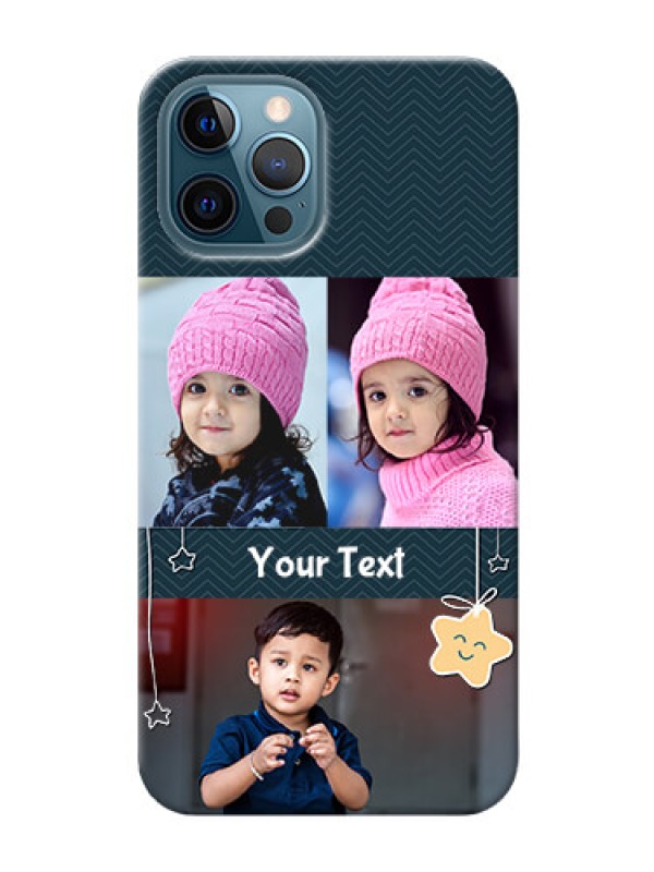 Custom iPhone 12 Pro Mobile Back Covers Online: Hanging Stars Design