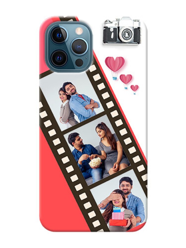 Custom iPhone 12 Pro custom phone covers: 3 Image Holder with Film Reel
