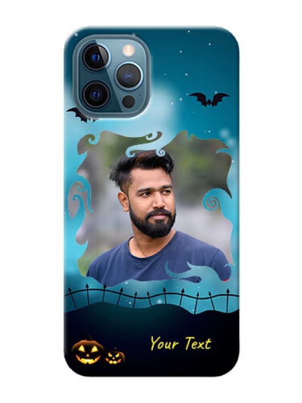 Custom iPhone 12 Pro Personalised Phone Cases: Halloween frame design
