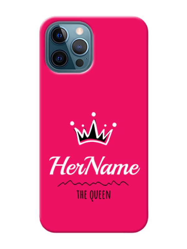 Custom iPhone 12 Pro Queen Phone Case with Name