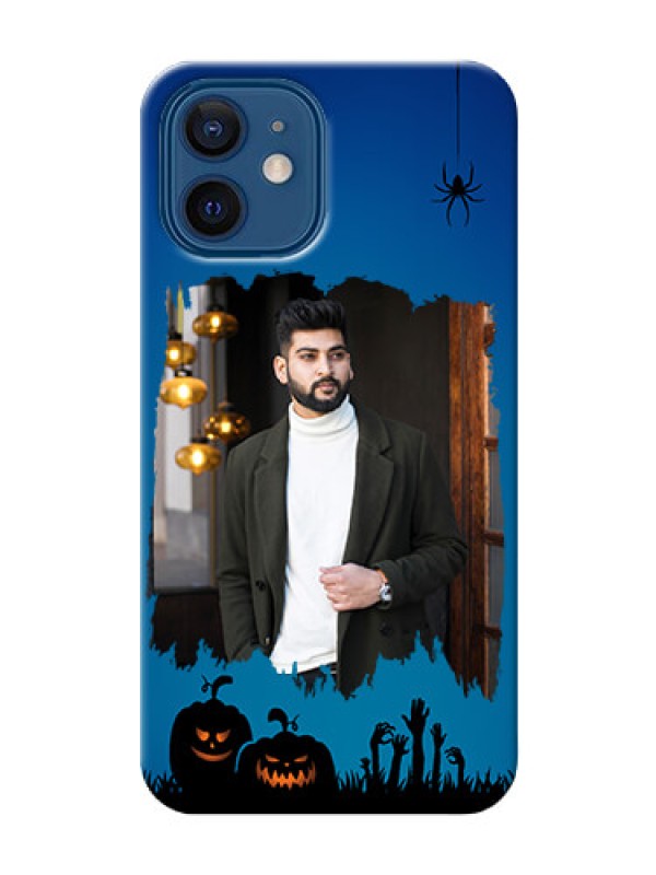 Custom iPhone 12 mobile cases online with pro Halloween design 